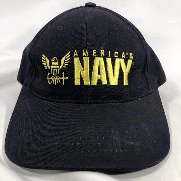 nobrand Other - Americas Navy Hat Cap Strap Back Mens Military Adjustable Logo USA Made One Size